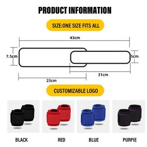 Perlindungan Olahraga Kustom Multi Warna Perlindungan Pergelangan Tangan Tinju Pita Pergelangan Tangan Latihan - Product Image 6