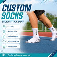 Chaussettes de sport unisexes confortables et respirantes, chaussettes de basketball, chaussettes de course, chaussettes de sport en coton tricotées mi-tube, logo personnalisé