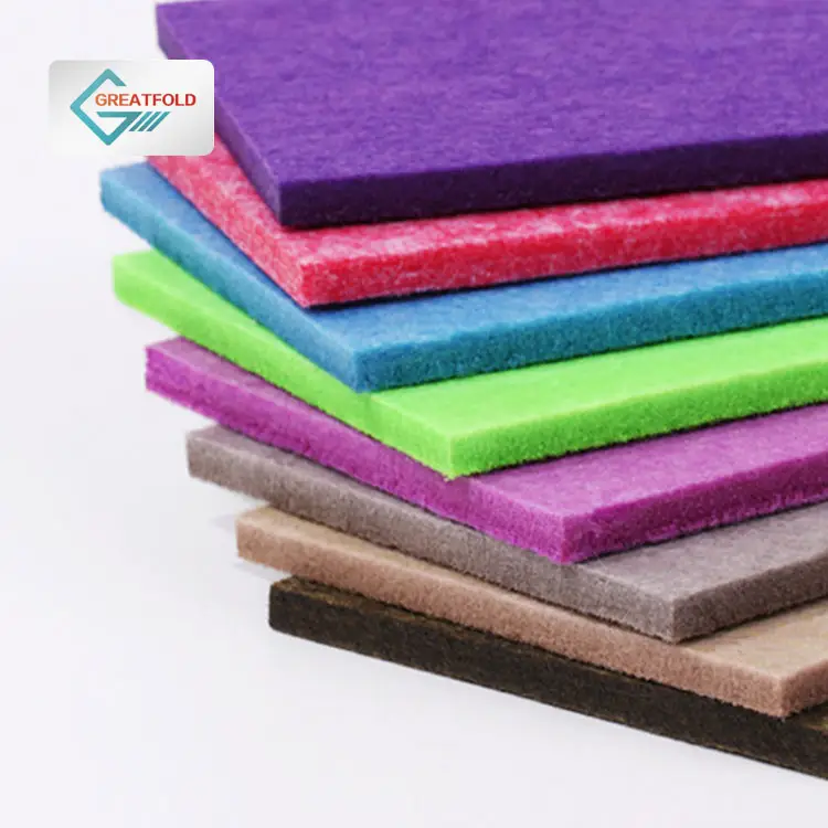 Trang Trí Polyester Fiber Acoustic Wall Panel Văn Phòng Mật Độ Cao Trọng Lượng Nhẹ PET Acoustic Panels Âm Thanh Hấp Thụ Bảng Điều Khiển