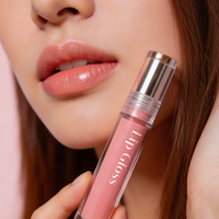Cosmétiques en gros personnalisés, gloss à lèvres liquide minéral repulpant, marque privée, nude, organique, transparent, brillant, végan, imperméable