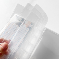 Papeles de relleno RINGNOTE PP con impresión UV, supertransparentes, A4/A5/B6, para colección de billetes, bolsillos para documentos, álbum de exhibición, hojas sueltas, encuadernación de discos