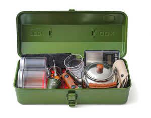 Y350 Iron Camping <b>Tool</b> <b>Metal</b> Storage <b>Box</b> Portable Handheld Suitcase Anti Water Organizer Coffee and Tea Set <b>Box</b> - Product Image 4