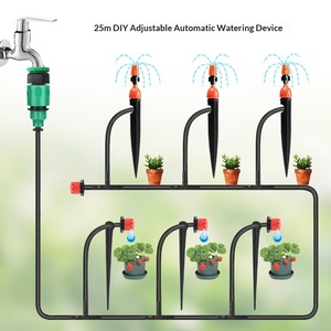 Ensemble d'accessoires d'irrigation, kit complet d'irrigation automatique en PVC pour terres agricoles, jardins et cours, ensemble d'arrosage et d'irrigation - Product Image 2