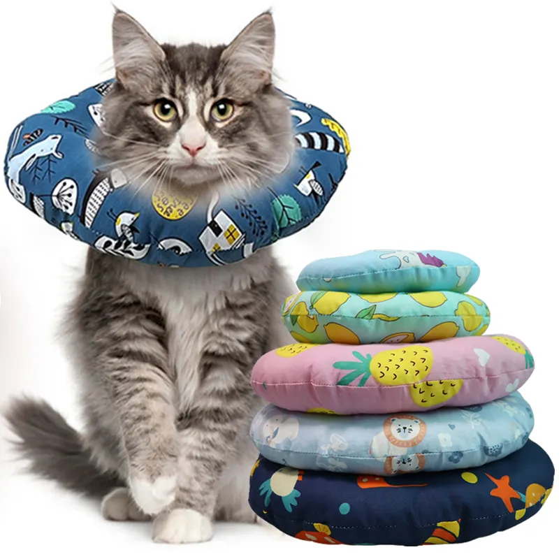 Мягкие удобные для восстановления кошек защитные надувные Домашние животные защитная воздушная подушка для восстановления собаки кошки Elizabethan воротник