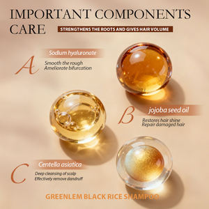 Champú acondicionador Bio de hierbas refrescantes y naturales, colágeno de biotina sin sulfato Vegano para la pérdida de cabello, etiqueta privada a <span class=keywords><strong>precio</strong></span> al por mayor - Product Image 3