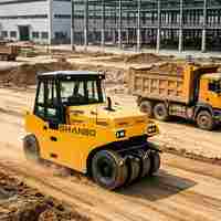 Rouleau compresseur 75 kW à faible vibration, moteur intégré, 16 tonnes, pour compactage en génie civil – Approvisionnement direct usine
