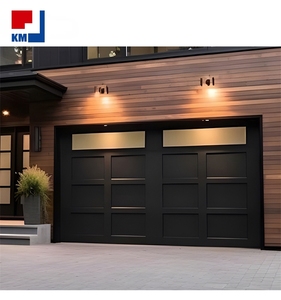 <span class=keywords><strong>Porte</strong></span> de garage <span class=keywords><strong>sectionnelle</strong></span> en aluminium isolée de luxe, 16x10 pieds, <span class=keywords><strong>porte</strong></span> de garage électrique avec fenêtres pour le marché américain - Product Image 3
