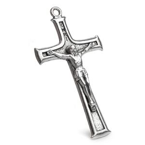 <span class=keywords><strong>Pendentif</strong></span> en métal alliage <span class=keywords><strong>Jésus</strong></span> Crucifix Medugorje 43*24mm pour la fabrication de bijoux <span class=keywords><strong>Croix</strong></span> catholique - Product Image 1