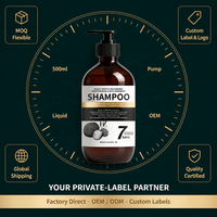 Shampo Truffle Hitam Grosir 500ml Cair Organik 8-in-1 Penambah Volume Anti Ketombe Asam Amino Perawatan Kulit Kepala Herbal Bernutrisi