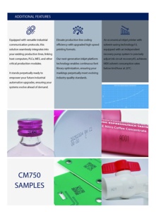 Imprimante jet d'encre CIJ Cyklop CM750 pour codage de dates sur coquilles d'œufs avec application de traversée et impression alternative pour produits en plateau - Product Image 3