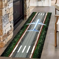 Tapis de couloir long pour aéroport, tapis de sol pour avion, tapis pliables résistants pour animaux domestiques, tapis de chambre à coucher