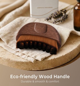 Spazzola per il Viso con Logo Personalizzato - Design Ergonomico per Drenaggio Preciso della Pelle e Massaggio, Allevia la Fatica, Dry Brushing - Product Image 4