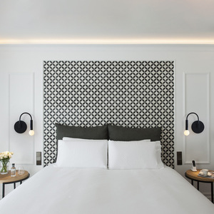Lámpara de Pared Negra en Forma de U de Estilo Nórdico Minimalista, Luz Moderna para Dormitorio, Sala de Estar, Hotel, Pasillo - Product Image 4