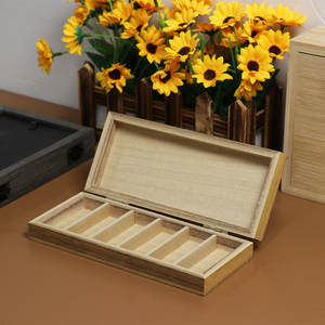 Handmade <strong>Wooden</strong> Watch <strong>Box</strong> with <strong>Glass</strong> Lid 6 Slots Organizer for Men <strong>and</strong> Women <strong>Display</strong> Storage Case for Craft Use