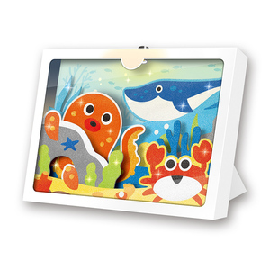 Rompecabezas Divertidos para Niños, Manualidades Hechas a Mano, Kits de Pintura de <span class=keywords><strong>Arena</strong></span>, Juego Educativo, Rompecabezas de Pintura de <span class=keywords><strong>Arena</strong></span> 3D - Product Image 1