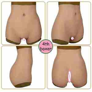 नकली सिलिकॉन योनि पैंट पुरुष के लिए महिला पहनने योग्य ब्यूटाकॉक को आकार देने वाली पैंट - Product Image 2