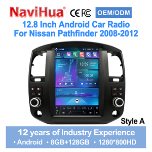 Navihua รุ่นใหม่ อัปเกรด 12.8 นิ้ว สำหรับ Nissan Pathfinder ปี 2008 2012 จอแนวตั้ง วิทยุติดรถยนต์ระบบ Android มัลติมีเดีย Carplay DSP GPS สเตอริโอ - Product Image 2