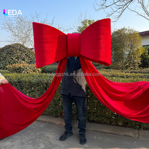 Lazo Gigante de Terciopelo para Decoración Interior y Exterior, Directo de Fábrica LEDA, para Decoración de Fiestas Navideñas - Product Image 5
