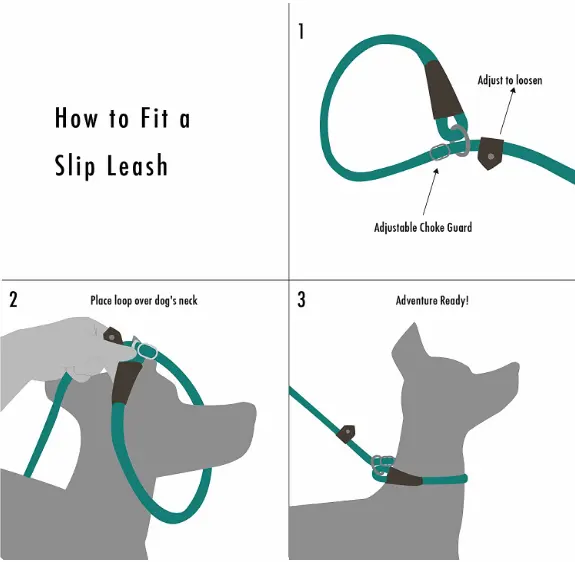 Rope Leash RUN WING Durable Dog Rope Leash Mountain Climbing Rope Lead Strong Sturdy Leash Strongest Pulling Large Medium Dog