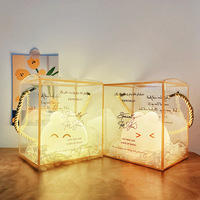 Veilleuse Lapin Mignon, Jouet Populaire pour Marché Nocturne, Lampe d'Ambiance Fille Cartoon, Cadeau pour Événements Festifs
