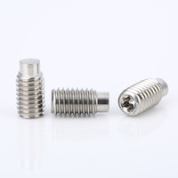 Vis sans tête Torx de sécurité antivol en acier inoxydable M3 M4 M5 M6 pointe conique goupille Torx longueur 35mm vis de meuble