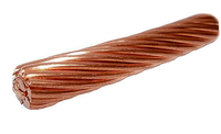 Câble de terre en cuivre sans oxygène de 70 mm², conducteur nu, 1 KV, prix d'usine pour la mise à la terre/de la mise à la terre des centrales électriques/solaires/tours de télécommunication