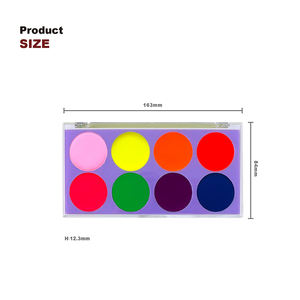 Maquillage cosmétique fard à paupières 8 couleurs à base d'huile uv néon Visage <span class=keywords><strong>palette</strong></span> de <span class=keywords><strong>Peinture</strong></span> Pour Les Enfants et Les Adultes - Product Image 6