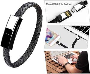 Cable USB de carga rápida para pulsera, Cable de datos portátil <span class=keywords><strong>tipo</strong></span> C, Micro USB, Android, para Iphone /Samsung/<span class=keywords><strong>Huawei</strong></span> - Product Image 4