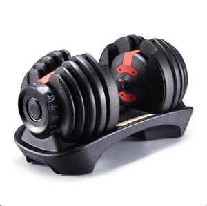 XOYOOU 24KG di attrezzature per il Fitness della forza domestica per l'allenamento pesi liberi di sollevamento <span class=keywords><strong>manubri</strong></span> regolabili per Bodybuilding da <span class=keywords><strong>palestra</strong></span> - Product Image 2