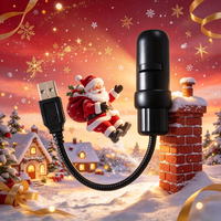 Lampe de projection de Noël, projecteur d'arbre de Noël USB flexible 2026, lampe de projection USB pour chambre d'enfant