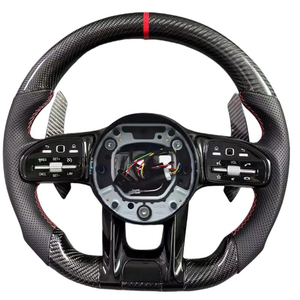 Volante in Fibra di Carbonio per Mercedes Benz AMG W204 W205 W211 W203 W212 W176 W213 Cla W210 W124 W177 W221 <span class=keywords><strong>Classe</strong></span> A C E S - Product Image 6