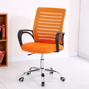 Sedia da ufficio direzionale regolabile con schienale medio sedie ergonomiche per Computer in rete resistente