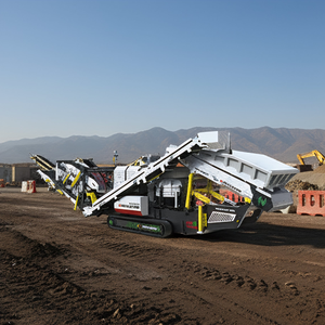 Trituradora de Cono Móvil de Neumáticos para Trituración de Minerales, Precio de Trituradora de Roca de 80-300 Tph, Planta de Trituración de Cono Móvil para Residuos de Construcción - Product Image 1