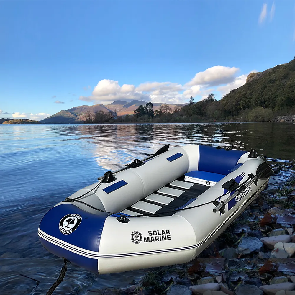 Güneş deniz 3 kişi 8.5ft şişme bot balıkçılık kayık kürek kano tüm ücretsiz aksesuarları ile filika sal özelleştirilebilir