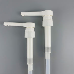 ปั๊มขวดพลาสติกสีขาว 38/410 ป้องกั<span class=keywords><strong>น</strong></span>การหก แบบขันเกลียว สำหรับ<span class=keywords><strong>น</strong></span>้ำผึ้งและน้ำเชื่อม เกรดอาหาร ปลอดสาร BPA <span class=keywords><strong>รั</strong></span>บพิมพ์โลโก้สีตามสั่ง - Product Image 2