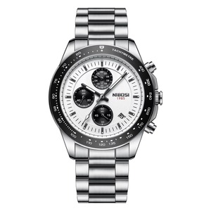 Reloj Deportivo de Moda para Hombre, Estilo Casual, Movimiento de Cuarzo 3ATM, Aleación, 44mm, Correa de Cuero y Acero Inoxidable de 22mm, Estilo Antiguo - Product Image 2