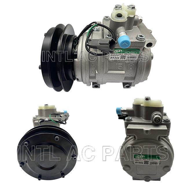 Denso 10PA15C エアコンプレッサー for Komatsu 447200-1741 24V 新品