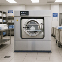 Laveuse-essoreuse industrielle entièrement automatique de 100 kg pour hôtels et hôpitaux