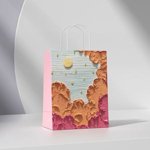 Wholesale Designer Customized Luxury Classic Durable Shopping Kraft Paper <b>Bag</b> <b>Gift</b> <b>Bag</b> Packaging with Custom Logo - Product Image 2