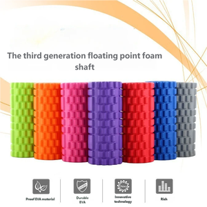 Masseur pour les jambes Rouleau en mousse à motif de grille texturé avec fonction musicale pour un massage des tissus profonds Yoga et utilisation musculaire sur <span class=keywords><strong>le</strong></span> corps - Product Image 6