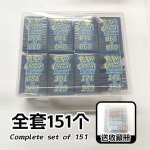DM Wholesale Pokémon Gen 1 Aimant de réfrigérateur en acrylique holographique laser 3mm d'épaisseur carré 50mm autocollant dessin animé décoration maison cadeau - Product Image 2