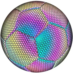 定制标志发光反射全息足球发光足球足球厂家直销OEM中国制造