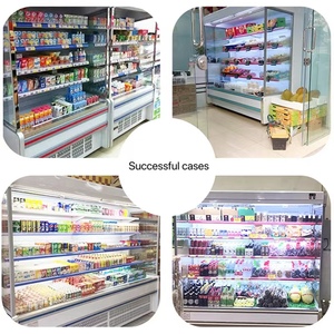 Réfrigérateur en arc de supermarché, équipement extérieur, réfrigération, pour fruits et légumes, à vendre - Product Image 5