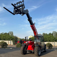 Chariot télescopique multi-chargeur diesel tout-terrain chinois de 4 tonnes, 10 m, 12 m, agricole, télescopique, avec certification CE
