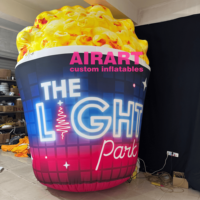 Bonne vente pop-corn gonflable géant personnalisé pour les promotions de cinéma