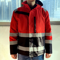 Veste de travail de sécurité réfléchissante à haute visibilité personnalisée, imperméable et coupe-vent, pour la construction industrielle, en polyester