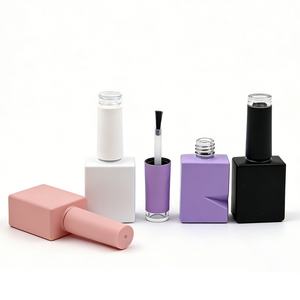 Contenants en gel sous vide en gros, flacons de vernis à ongles en verre de luxe personnalisés vides de 10 ml et 15 ml - Product Image 5