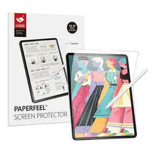 Factory Sensitive PET Matte Paper Like Anti Glare For iPad Pro 6th/5th/4th/3rd Generation 12.9 Inch iPad Screen Protector