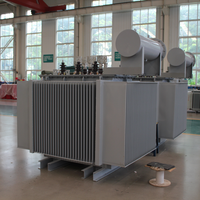 Transformateur de distribution triphasé immergé dans l'huile 35/0,4 kV, extérieur, norme IEC, transformateur de puissance à haut rendement