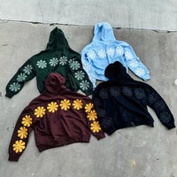 Sweat à capuche pour homme avec logo personnalisé, sérigraphie streetwear, effet vintage et délavé à l'acide, coupe courte et graphique